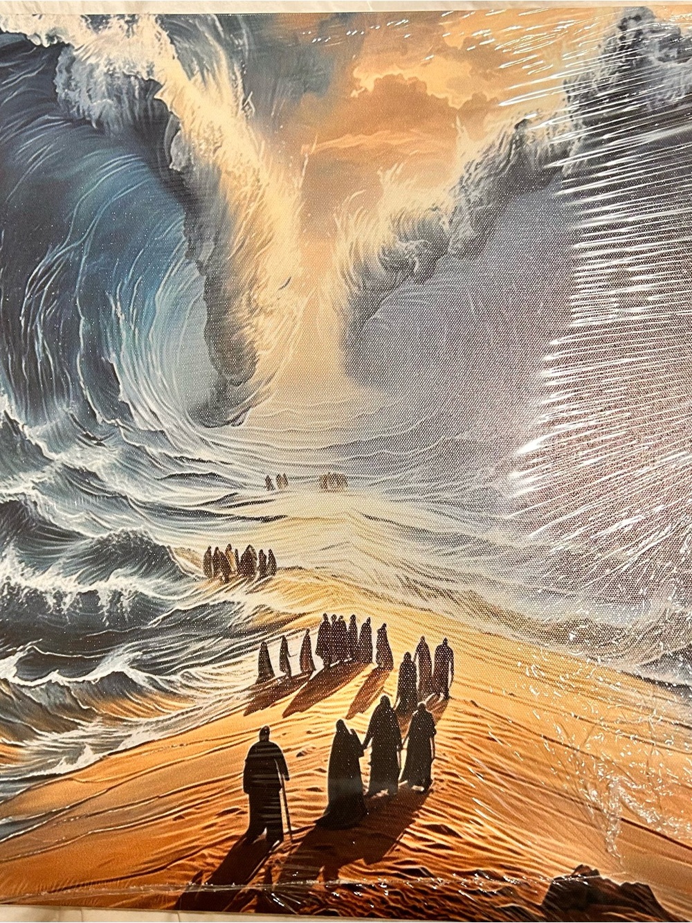 Moses Parting The Red Sea Canvas